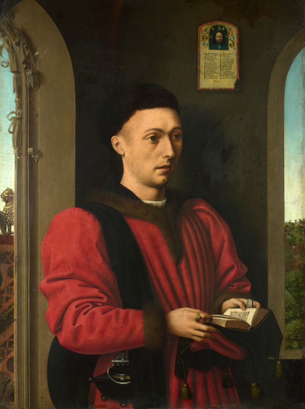Portrait of a Young Man Praying by Petrus Christus